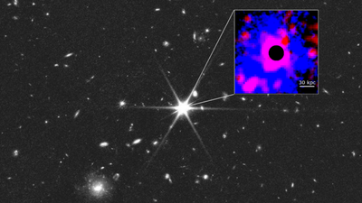 X-ray spacecraft detects the 36-million-degree 'breath' of an ancient black hole