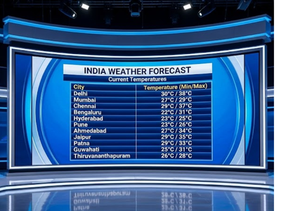 Weather updates today, July 30, 2026: Delhi, Mumbai, Chennai, Bengaluru, Hyderabad and more. Is your city set for a weather change?