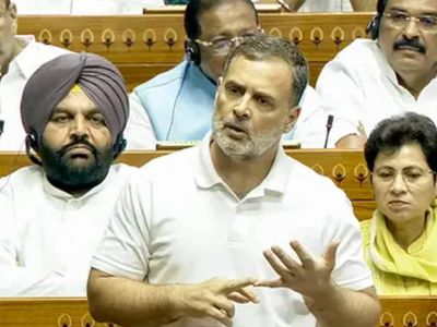 Rahul says Amit Shah's absence from Parliament 'reeks of guilt'