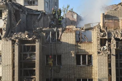 Russian strikes across Ukraine, from east to west, kill at least 8 and wound dozens