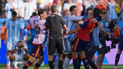 FIFA opens disciplinary cases against Argentina for World Cup final scuffle and 'Malvinas' banner