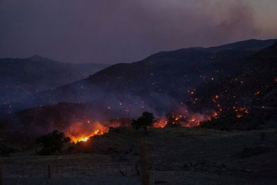Three firefighters killed in Crete and mainland Greece as wildfires ravage southern Europe