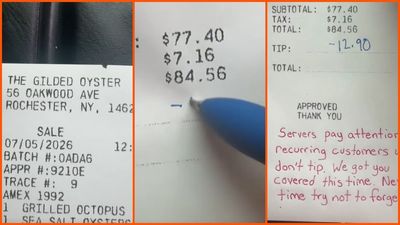 New York diner says he was hit with a ‘frequent non-tipper’ fee. He left a negative tip to cancel it out: ‘I did the math’