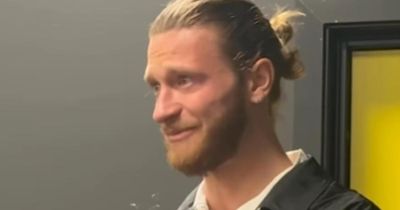 WATCH Celtic star bid farewell to his teammates and coaches before transfer exit