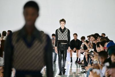 Prada Spring 2027 Menswear Blurred the Lines, and Olivia Wilde Wore the Proof