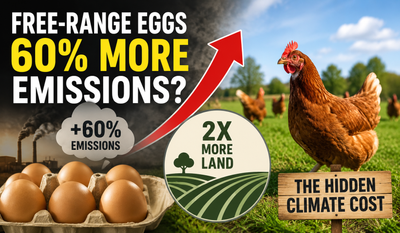 Study from 2009–10 found organic free-range eggs could come with an unexpected climate cost and may not be the greenest choice after all
