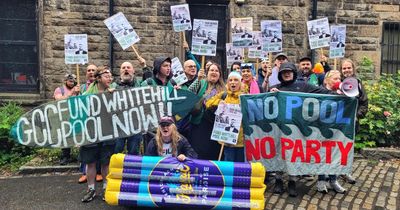 Protest held outside Commonwealth Games event amid outrage over pool closure