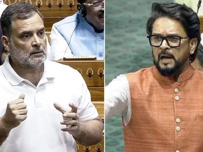 Anurag Thakur serves privilege notice against LoP Rahul Gandhi over 'use of derogatory language'