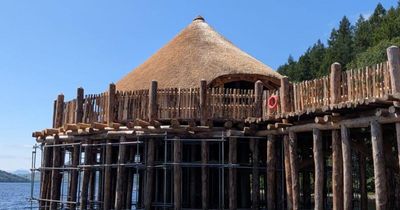 Iron Age crannog rebuilt five years after devastating blaze