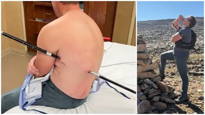 A man impales himself on trekking pole while climbing Montana's highest peak, hikes 10 miles to safety instead of calling a helicopter