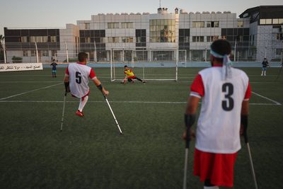 Syria’s first disability football tournament takes the field, in photos