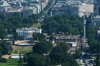 White House ballroom construction presses ahead as legal battle continues