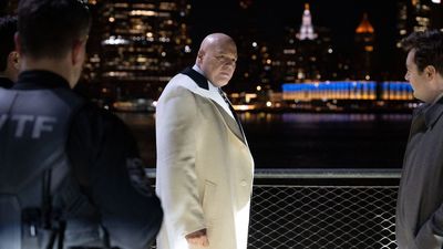 Kevin Feige offers hope for Kingpin one day appearing in a Spider-Man movie, saying, "There are things to navigate"