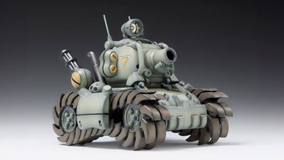 One of gaming's most iconic pixel art tanks is back as a buildable model kit