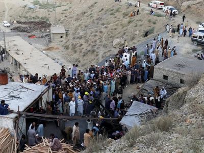 Coal mine blast in Pakistan kills at least 32 miners, traps 10 others