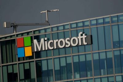 Microsoft sets record with near $450 billion single-day gain in market value