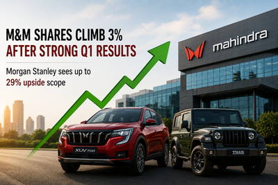 M&M shares climb 3% after strong Q1 results. Morgan Stanley sees up to 29% upside scope