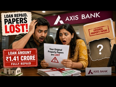 Delhi couple repays Rs 1.41 crore loan and finds out Axis Bank lost their property papers; they file complaint and win this much compensation