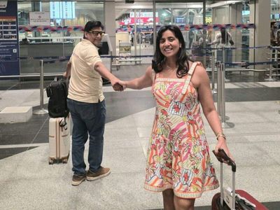 YesMadam co-founder Aditya Arya shares photo from 90 second meetup with wife at airport, netizens divided on startup marriage lifestyle