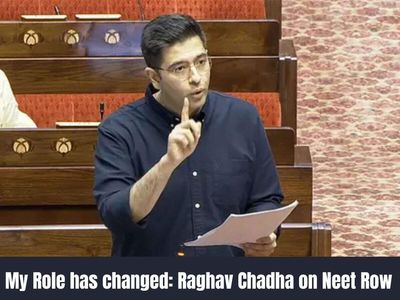 'My role changed': Raghav Chadha's Rajya Sabha speech on Neet paper leak goes viral on Instagram, X