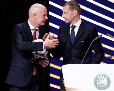Uefa has formed a rare but fragile united front against Fifa in battle for football’s future