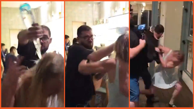 Influencer poured water over girl in bar during livestream. A stunned crowd then witnesses as she ‘body slammed his entire bloodline’