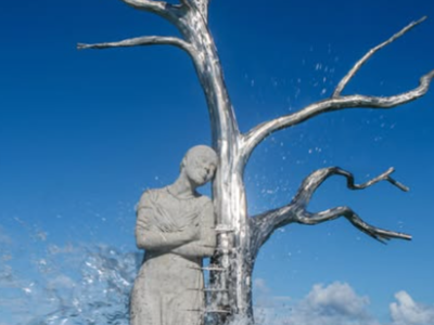 In 2016, a Pacific island disappeared beneath the sea; now a breathtaking sculpture marks exact spot and is slowly transforming