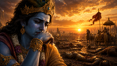 Did Lord Krishna Ever Cry in the Mahabharata?