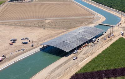 After a study explored covering 4,000 miles of California's canals with solar panels, a 1.6-megawatt pilot was completed in 2026