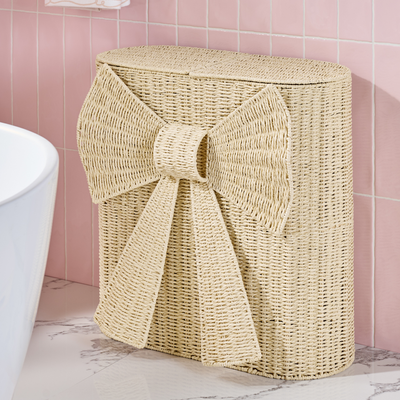 Next just dropped the prettiest laundry basket that will make your washing routine faster and more efficient – it taps into the year’s biggest trend