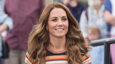 Kate Middleton's cropped trousers and peplum knit are a comfy combination that'll take you from summer heatwaves to autumn sunshine