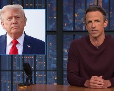 Seth Meyers on Trump’s unpopularity: ‘Madam Web has a higher audience rating’
