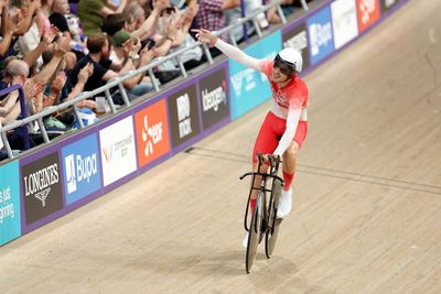 A rider threw up on his teammate's bike during qualifying, but England still claimed gold