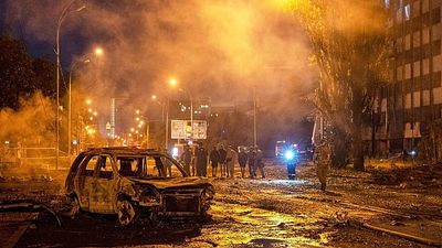 Russian ballistic missile strikes on Kyiv kill nine and injure more than 30