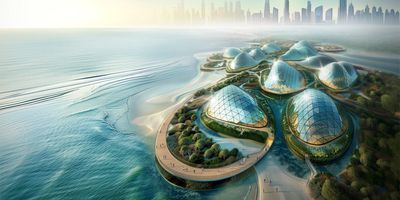 In 2024, a Dubai developer proposed a 72-km mangrove wall with 100 million trees: Why their tangled roots would shield beaches from waves and erosion