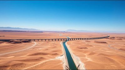 How a 242-mile aqueduct carried Colorado River water across mountains and transformed Southern California