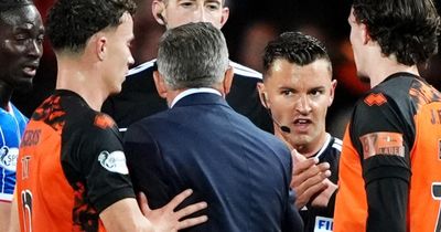 McInnes addresses heated exchange with ref after Rangers draw, reveals further talks