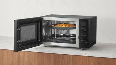 I tried Panasonic’s new air fryer microwave and it cooked chicken in just six minutes!