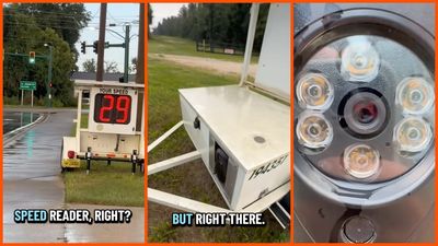 ‘What lurks on the back of it’: a Florida man’s police speed trailer theory has now been watched millions of times