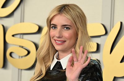 Emma Roberts' son walked her down the aisle in dad Eric's absence