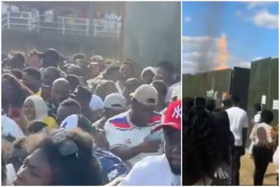 London festival 'stampede': Multiple people injured as fire sparks crowd 'crush' at music event in park
