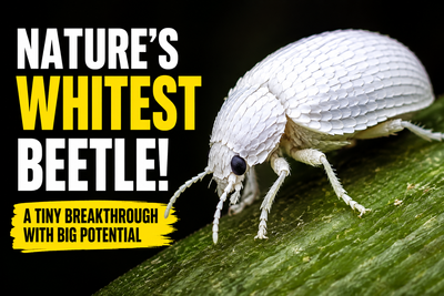 In 2007, a tiny ghost-white beetle revealed the secret to the world's brightest white paint