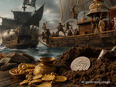 In 1695, pirates captured Mughal emperor Aurangzeb's royal ship and vanished after looting tens of millions of dollars' worth of gold and silver. The first coin from the treasure was found 300 years later.