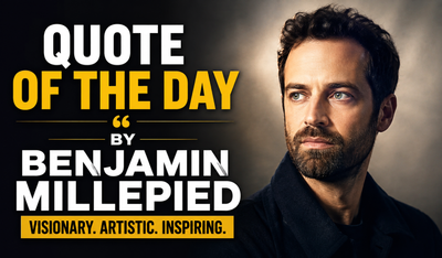 Quote of the day by Benjamin Millepied: "Most dancers have no awareness of how they..." — Inspiring life lessons on self-acceptance, confidence, mental health, resilience, compassion, and why true confidence begins with seeing yourself beyond society's expectations by the French choreographer and filmmaker