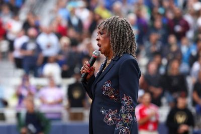 National anthem performance at historic women’s pro baseball game goes viral for all the wrong reasons