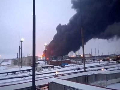 Kyiv hits Rosneft refinery, Engels air base in Russia