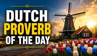 Dutch proverb of the day: "He who is outside, has already won the battle" — Inspiring life lessons on resilience, mental health, mindfulness, stress relief, inner peace, and why stepping away from routine often restores your clarity from an enduring Dutch proverb celebrated for practical wisdom