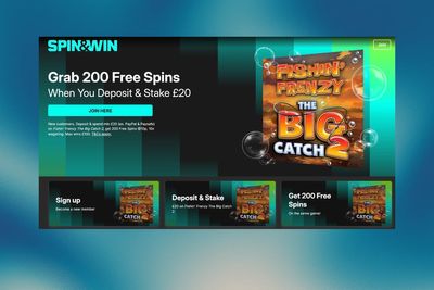 Spin and Win promo code: Claim 200 free spins after wagering £20