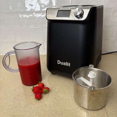 Dualit's incredibly in-demand ice cream maker is the best example of a no-pre-freeze version out there – I just tried it with delectable results
