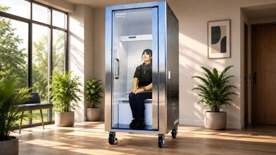 Heatwave getting to you? Get yourself a human fridge, for real